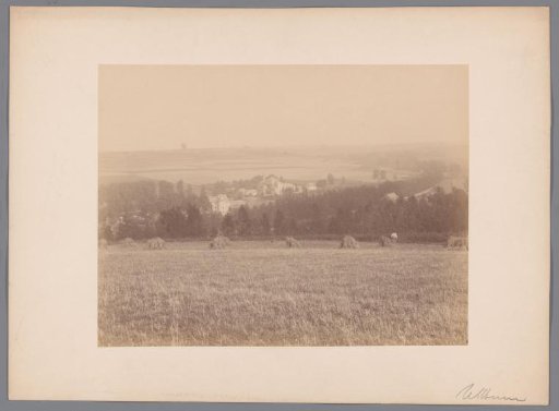 Landscape with castle and monastery at Wittem