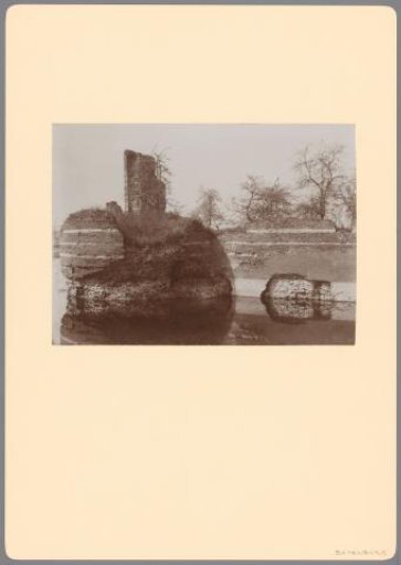 Part of the castle ruins in Batenburg