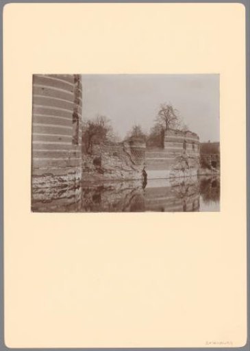 Part of the castle ruins in Batenburg