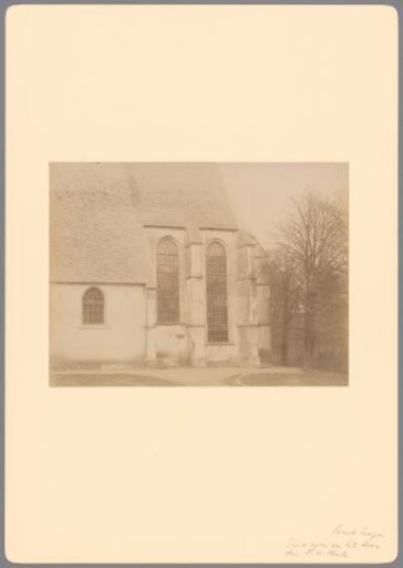 View of the choir of the Reformed Church in Beekbergen