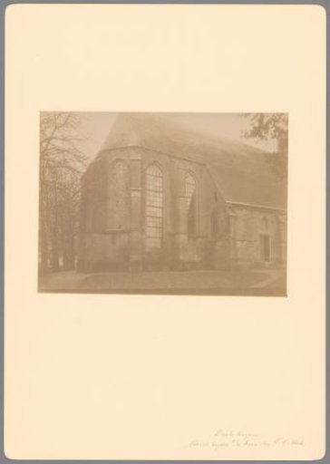 View of the choir of the Reformed Church in Beekbergen