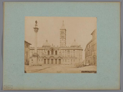 View of the Basilica of Santa Maria Maggiore in Rome, Italy