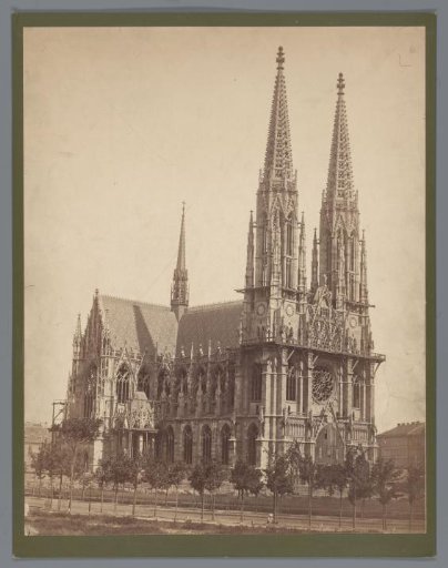 Exterior of the Votive Church in Vienna
