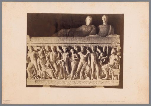 Photographic reproduction of a cenotaph of Septimius Severus