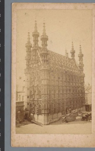 View of the Town Hall of Leuven, Belgium