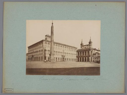 Saint John Lateran and the Lateran Palace in Rome, Italy