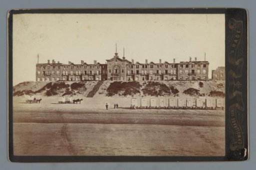 Exterior of the Oranje Hotel in Scheveningen