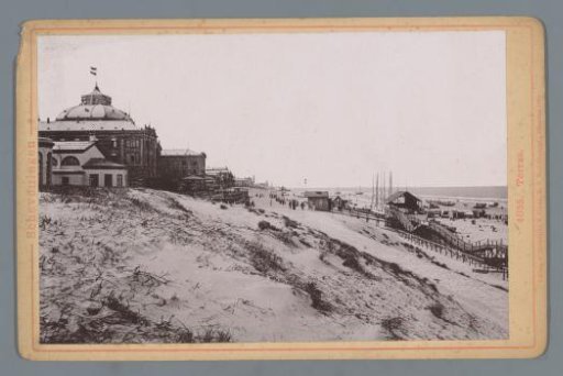 View of the Boulevard of Scheveningen, with the Kurhaus on the left