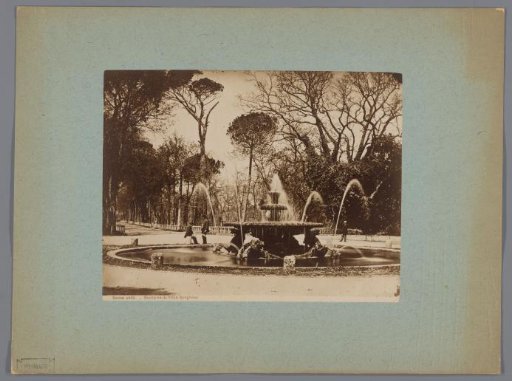 Fountain in the Villa Borghese in Rome, Italy