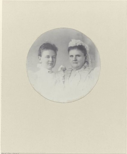 Portrait of Emma, Queen Regent of the Netherlands, and Wilhelmina, Queen of the Netherlands