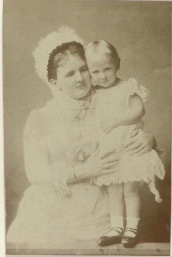 Portrait of Emma, Queen-Regent of the Netherlands, and Wilhelmina, Queen of the Netherlands