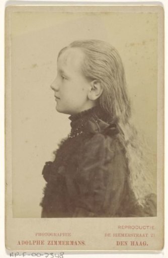 Portrait of Wilhelmina, Queen of the Netherlands, in Mourning Attire