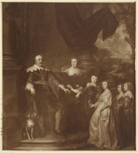 Family Portrait of Johan VIII, Count of Nassau-Siegen, Ernestine Yolande de Ligne and Their Children