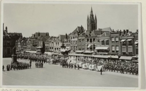 The Arrival at the New Church of the Funeral Procession of Henry of Mecklenburg-Schwerin in Delft on July 11, 1934