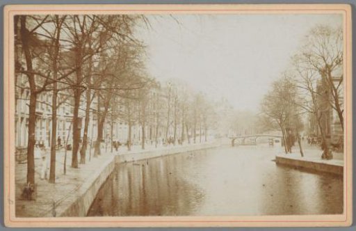 View of the Herengracht in Amsterdam from the Raadhuisstraat