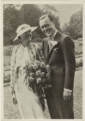 Portrait of Juliana, Queen of the Netherlands, and Bernhard of Lippe-Biesterfeld