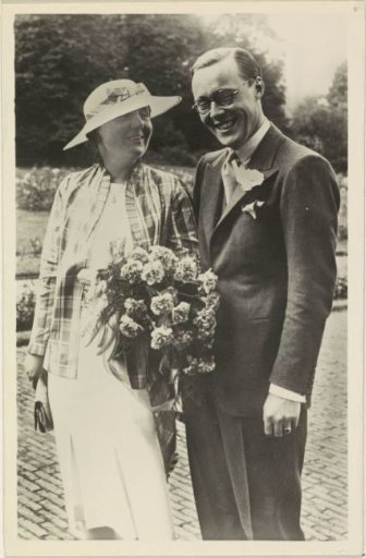 Portrait of Juliana, Queen of the Netherlands, and Bernhard of Lippe-Biesterfeld