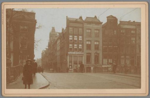 View of the Herengracht and Vijzelstraat in Amsterdam