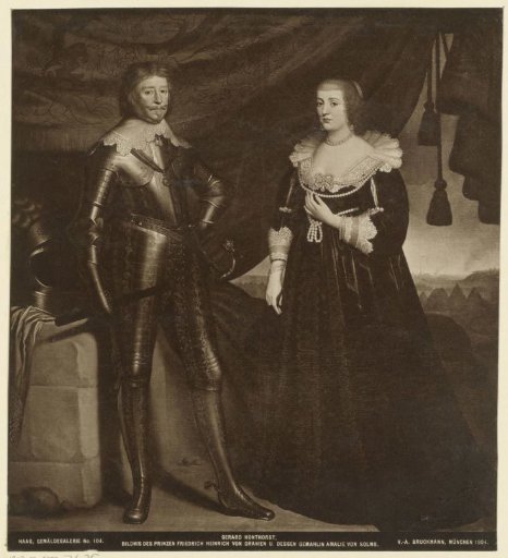Portrait of Frederick Henry, Prince of Orange, and Amalia of Solms