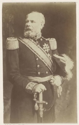 Photographic reproduction of a painting, portrait of King William III, by Willy Martens