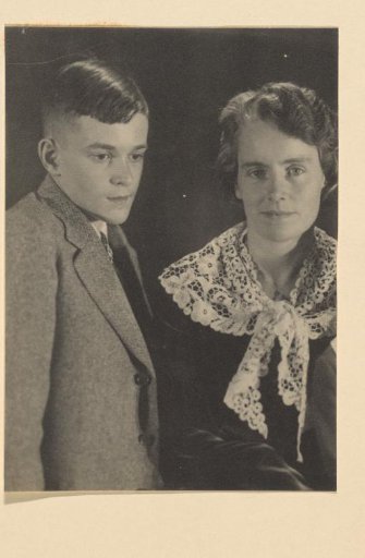 Portrait of Mrs. Hondius-Crone and her son