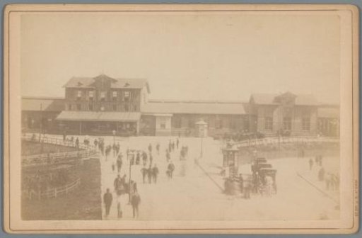View of the Auxiliary Central Station in Amsterdam