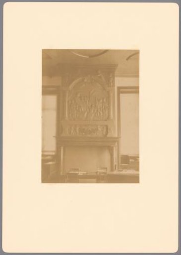 Fireplace in the town hall of Doesburg
