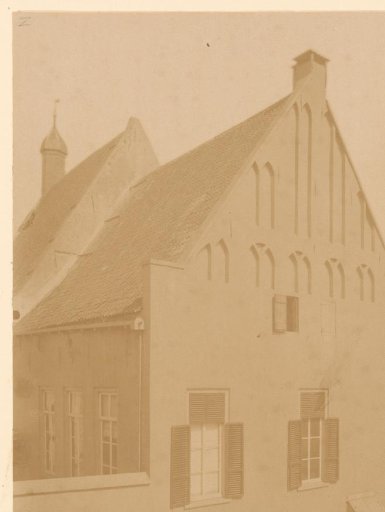 Rear view of the town hall in Doesburg