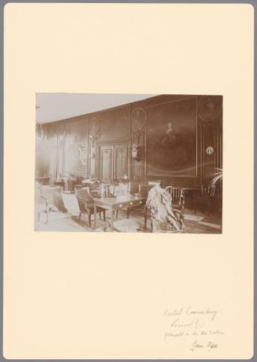 Interior of a Hall in Cannenburgh Castle at Vaassen