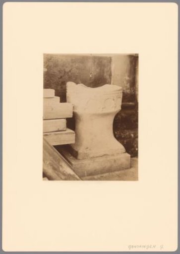 Baptismal Font in a Church at Gendringen