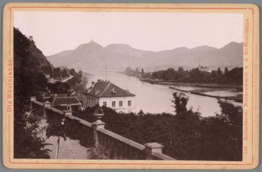View of Rolandseck, Nonnenwerth and the Seven Mountains