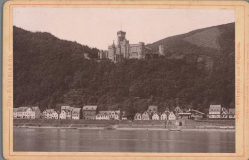 View of Stolzenfels Castle and Koblenz
