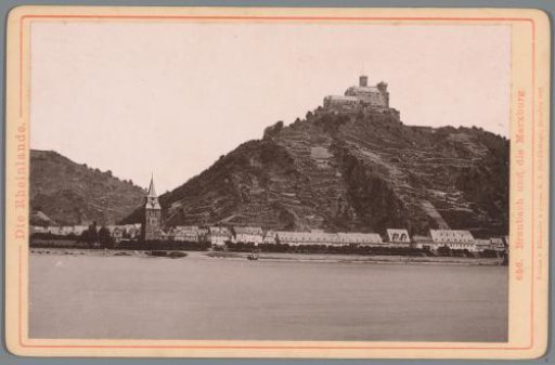 View of Braubach and the Marksburg