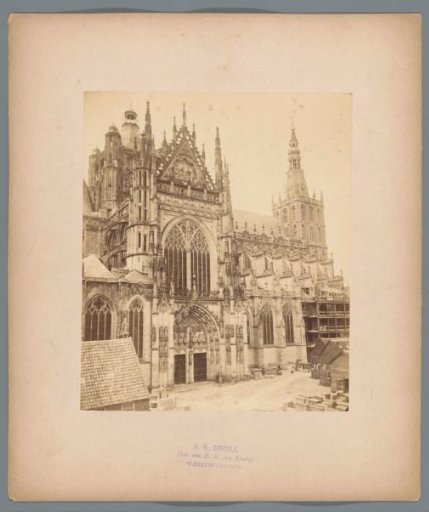 Exterior of the south portal of St. John's Cathedral in 's-Hertogenbosch