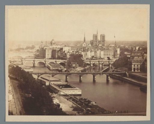 View of the Île de la Cité in Paris