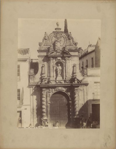 Gateway to the Iglesia de San Pablo in Córdoba