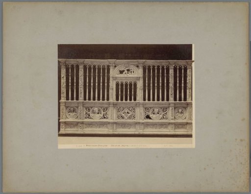 Choir stall by Jean Goujon from a chapel of the Château of Gaillon