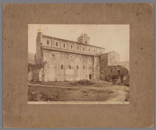Exterior of the Abbey of Sant'Antimo at Montalcino