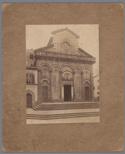 Facade of the Church of Saint Andrew in Pistoia