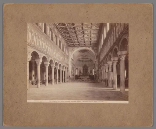 Interior of the Basilica of Sant'Apollinare Nuovo in Ravenna