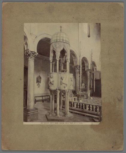 Pulpit in the Basilica di Sant'Eufemia in Grado