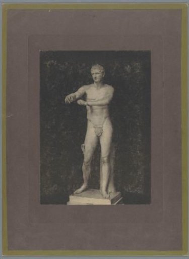 Sculpture of the Apoxyomenos by Lysippus