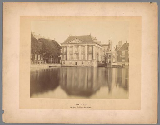 Exterior of the Mauritshuis, viewed from the Hofvijver