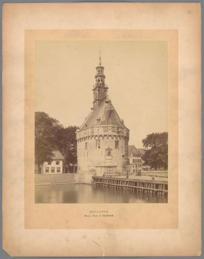 View of the Hoofdtoren in Hoorn