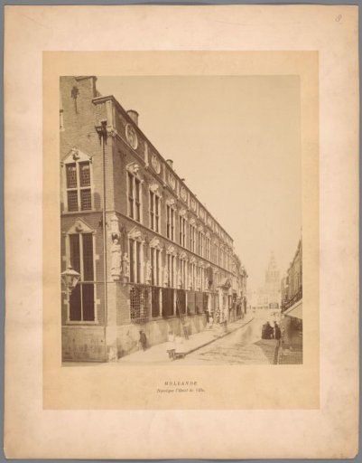 Facade of the Town Hall of Nijmegen, seen from the side