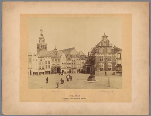 View of the Grote Markt and the Butter Weigh House in Nijmegen