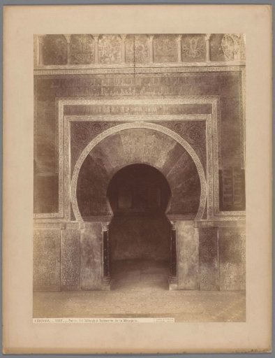 Gate of the prayer niche (mihrāb) in the Mezquita in Córdoba