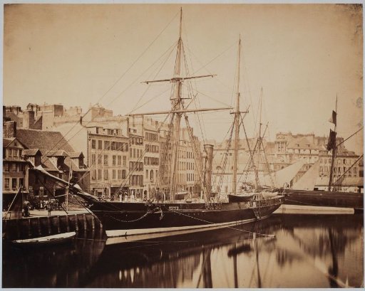The Imperial Yacht 'La Reine Hortense' in the Harbour of Le Havre, France