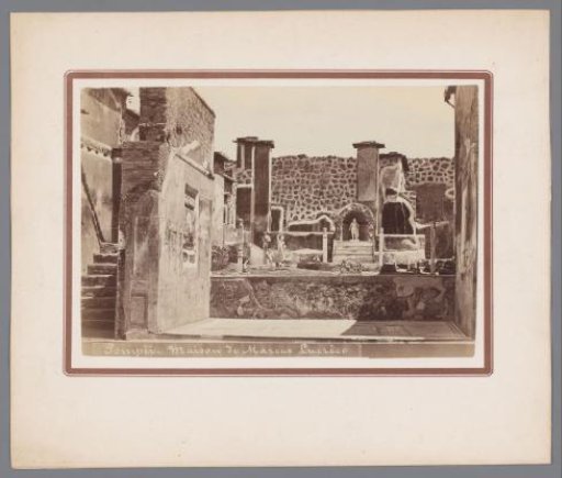 Remains of the house of Marcus Lucretius at Pompeii