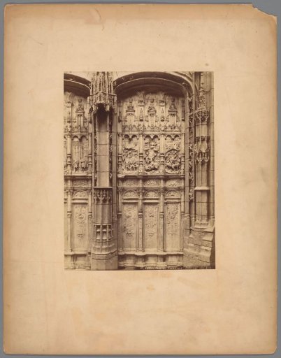 Part of the southern portal of the Cathedral of Beauvais